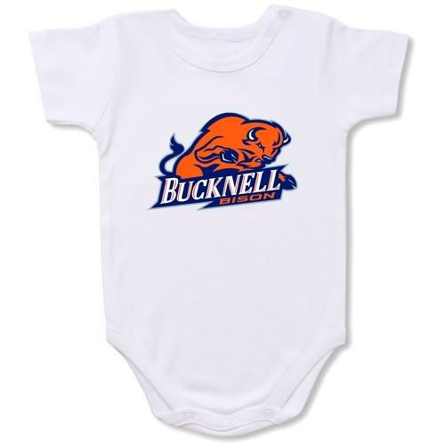 Bucknell Bison  Baby Bodysuit Creeper #01